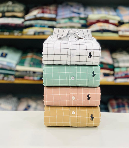FIGRIOT Oxford Gentleman Check Shirt Collection